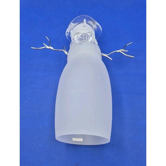 Frosted Acrylic Snow Woman Table Decor 11.5" Tall Original Packaging YK - Picture 7 of 12